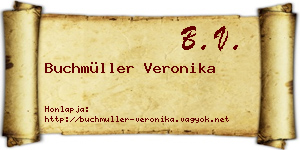 Buchmüller Veronika névjegykártya