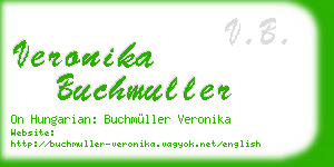 veronika buchmuller business card