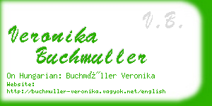 veronika buchmuller business card